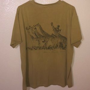 Vintage banana republic giraffe shirt
